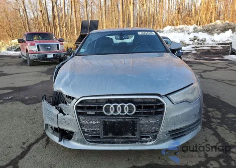 2013 Audi A6 Premium Plus z USA, uszkodzony, nr VIN WAUGGAFC5DN042851